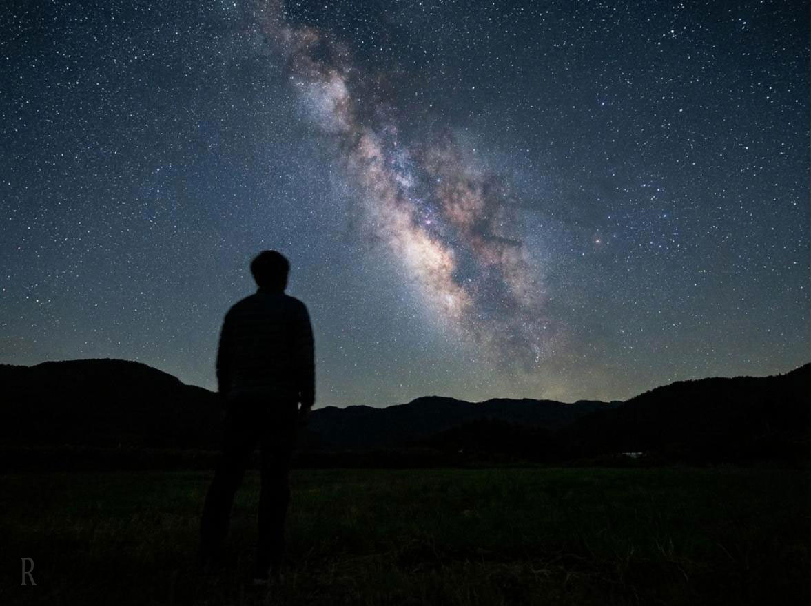 満点の星空を楽しむ